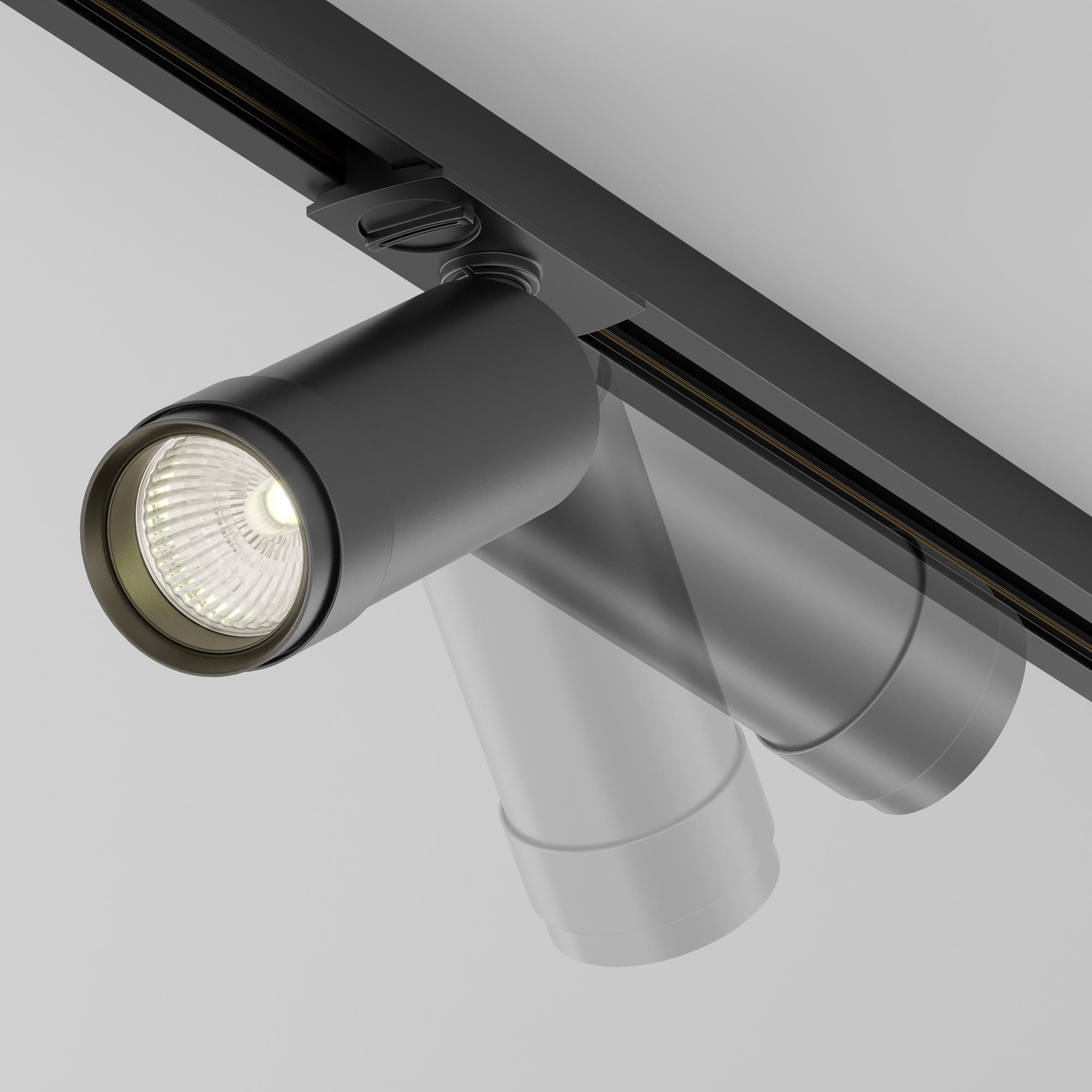 Светильник трековый Focus Led Zoom Unity 4000K 12Вт 15 град-50 град Maytoni TR021-1-124K-Z-B