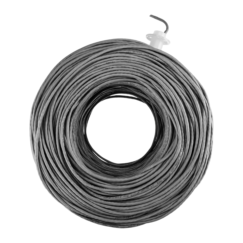 Витая пара PROconnect U/UTP 4PR 24AWG CCA CAT5e PVC серый бухта 305м REXANT 01-0043-3