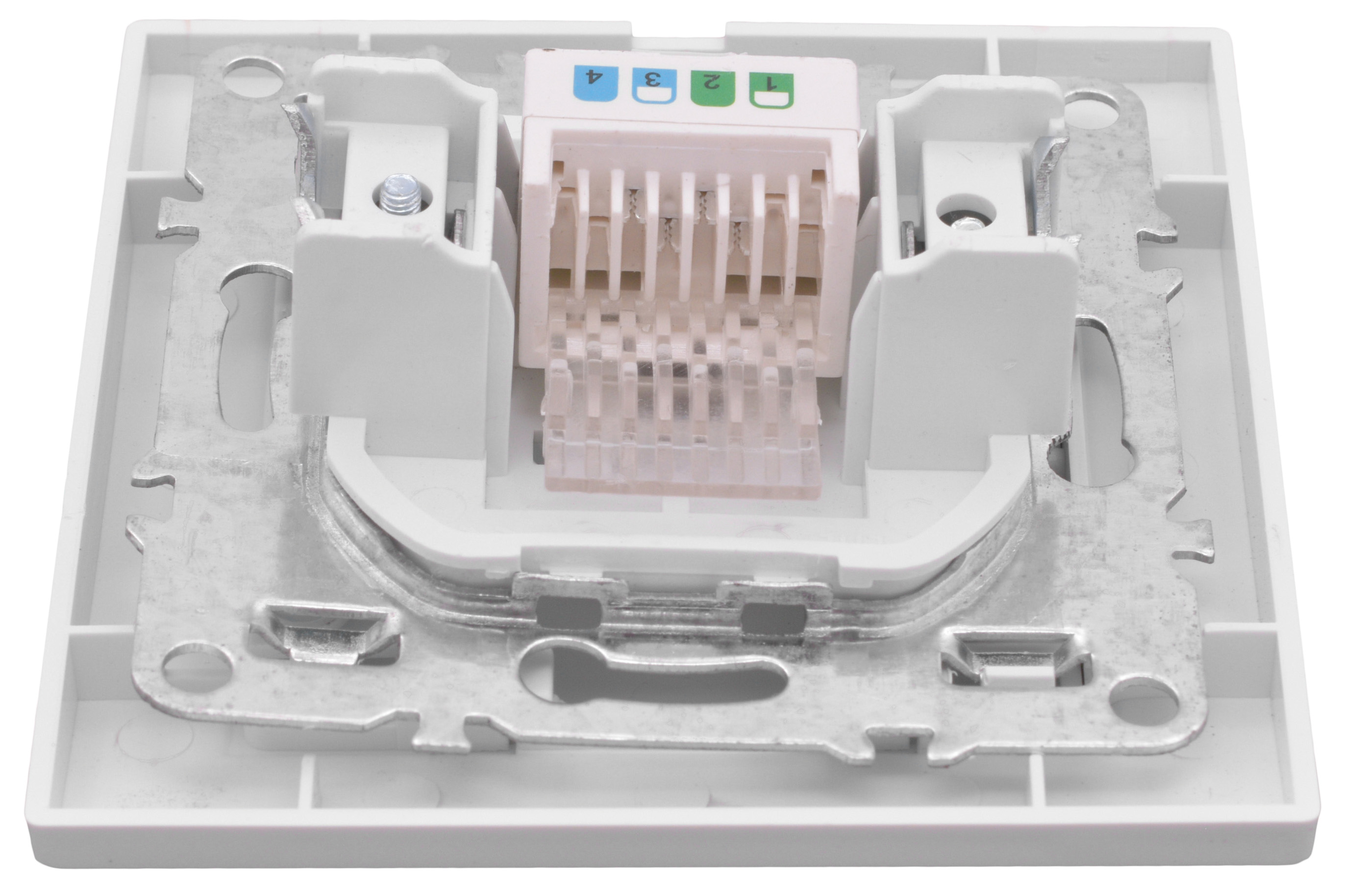 Розетка Минск RJ-45 1-местная СП белая EKF ERK01-035-10