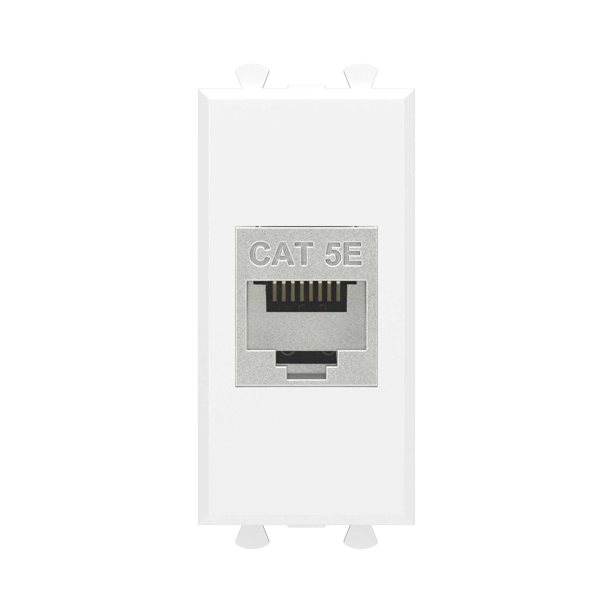 Avanti Компьютерная розетка RJ-45 без шторки      модульная кат.5е экранированная Белое облако 1    модуль DKC 4400761