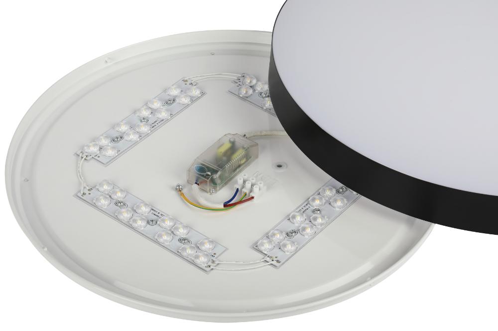Светильник потолочный светодиодный Relict 48 Pult SPB-6-60-RC BK с ДУ 60W 3000-6500K Черный ЭРА Б0059497