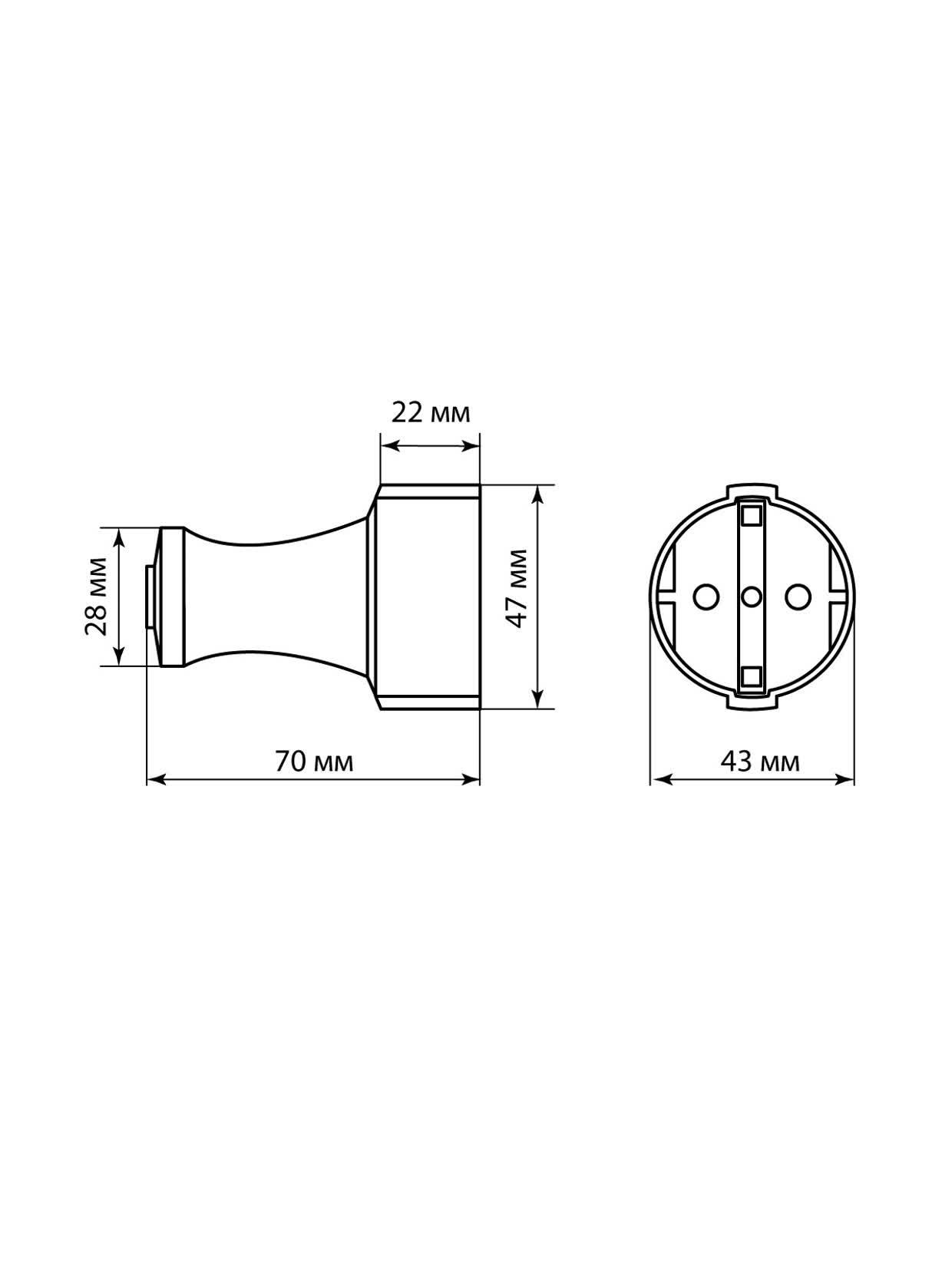 Кабельная розетка рифленая 2П+З 16А 250B белая TDM TDM ELECTRIC SQ1806-0211