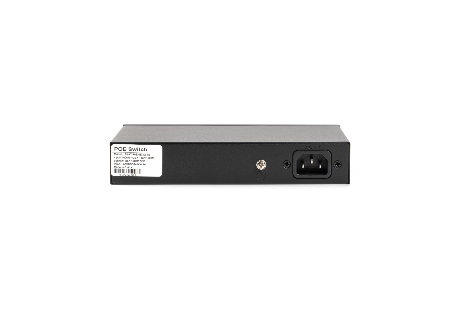Коммутатор неуправляемый 6 портов RJ45/SFP 10 100 1000 Мб/с PoE 80Вт Бастион 4084