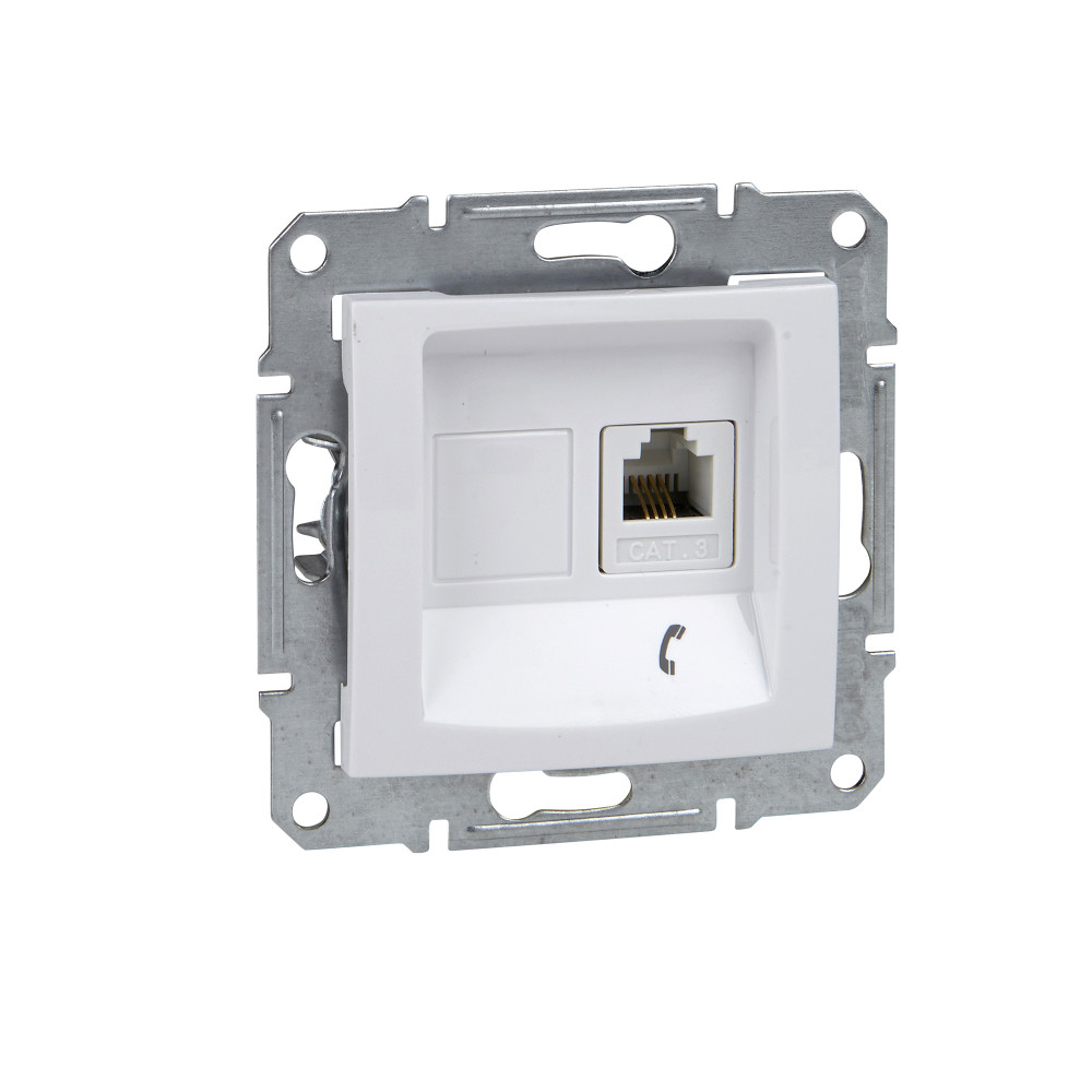 Sedna Розетка телефонная RJ11 в рамку белая Schneider Electric SDN4101121