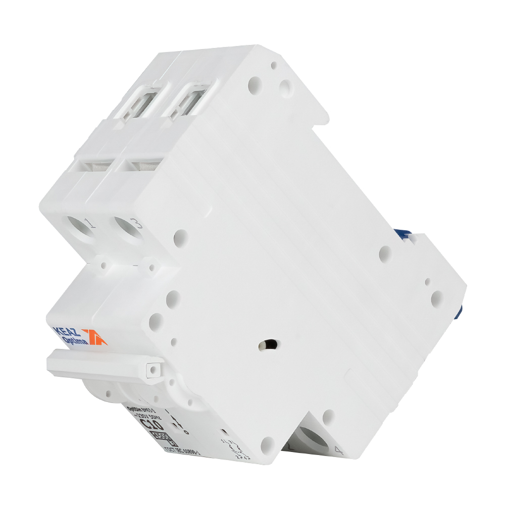 Выключатель автоматический двухполюсный 10А C 4,5кА AC OptiDin BM63-2C10-4,5-УХЛ3 КЭАЗ 326802