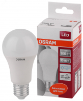 Лампа светодиодная LED 10Вт Е27 STAR Classic A (замена100Вт), холодный, матовая колба Osram LEDVANCE 4052899971585 4052899971585*