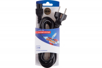 Шнур сетевой Евро 3х0.75кв.мм 1.8М (PVC) разъем C5 REXANT 06-3255