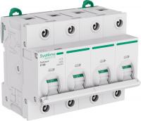 Автоматический выключатель (АВ) 27мм C 100A 4P 10 kA 400В Systeme9 Systeme Electric S9H32491