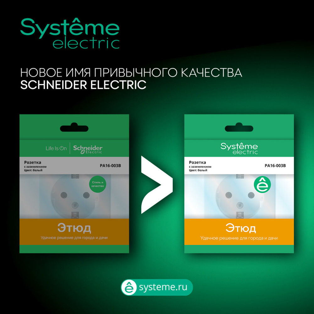 ЭТЮД Выключатель одноклавишный наружный IP44 серый Systeme Electric BA10-041C