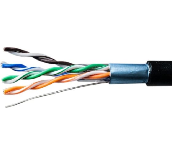 Витая пара Median FTP Cat.5e 4x2xAWG24 Cu PE Outdoor 305м SUPRLAN 01-1034-1