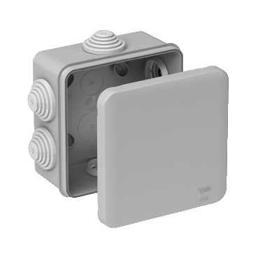 Коробка распределительная 100х100х50мм IP55 серая Systeme Electric IMT35091