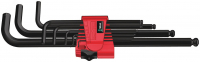 Набор Г-образных ключей 950/9 Hex-Plus BlackLaser 6 с шаром 1.5 - 10 мм 9 предметов Wera WE-022086