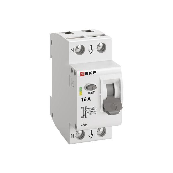 Устройство защиты от дугового пробоя (УЗДП) 1P+N 16А PROxima EKF afdd-2-16-pro