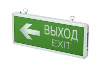 Светильник аварийный светодиодный ВЫХОД EXIT/стрелка направления 3 Вт 1.5ч постоянный LED IP20 PEL 102-2 JazzWay 5033009