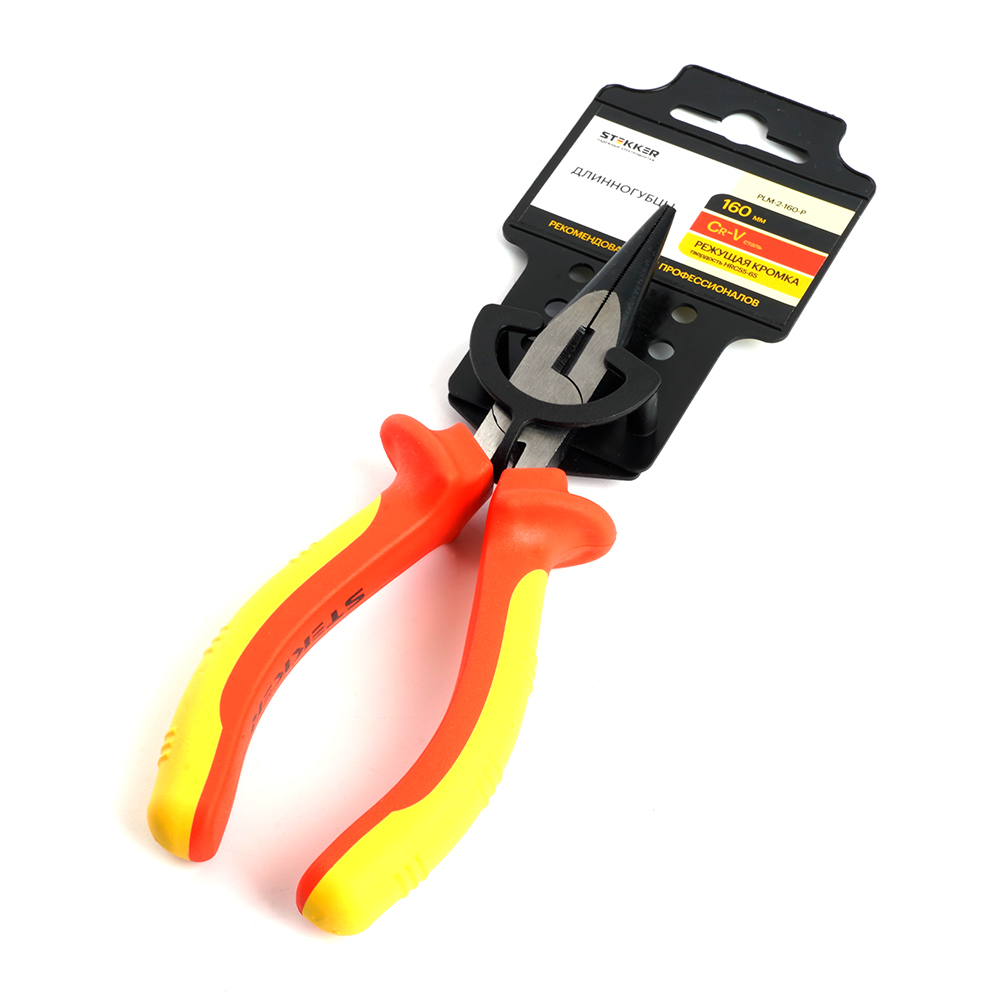 Длинногубцы многофункциональные 160мм Cr-V STEKKER PLM-2-160-P 39780