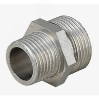 Ниппель НН 1'1/4х1/2' переходной, никелированный Aquadeel BFN-002-209