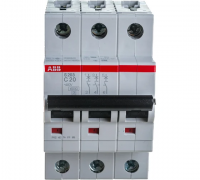 Выключатель автоматический трехполюсный 20А С S203 6кА ABB 2CDS253001R0204