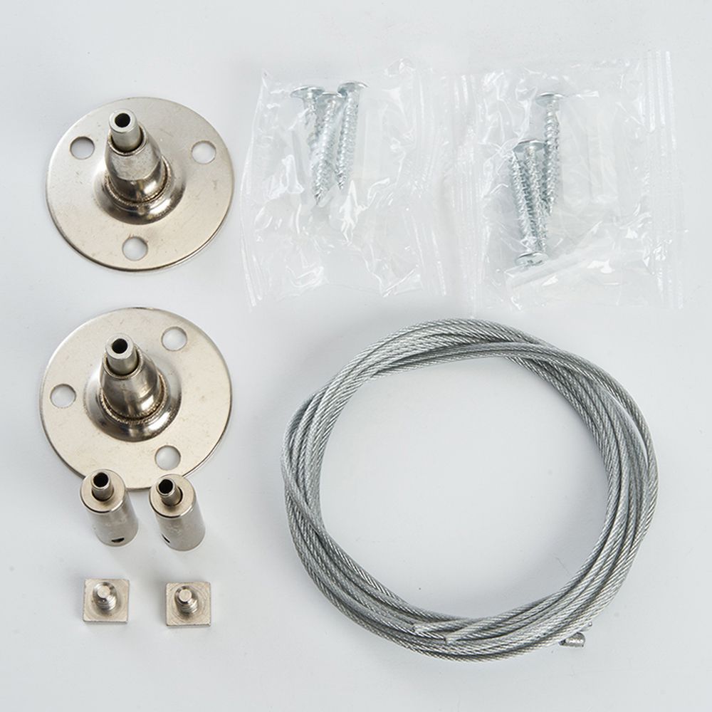 Комплект подвесов для AL2115 и шинопровода длина=150см (2шт) серебро FERON CAB1002 10326