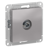 Розетка ATLASDESIGN TV оконечная 1DB механизм алюминий Systeme Electric ATN000391