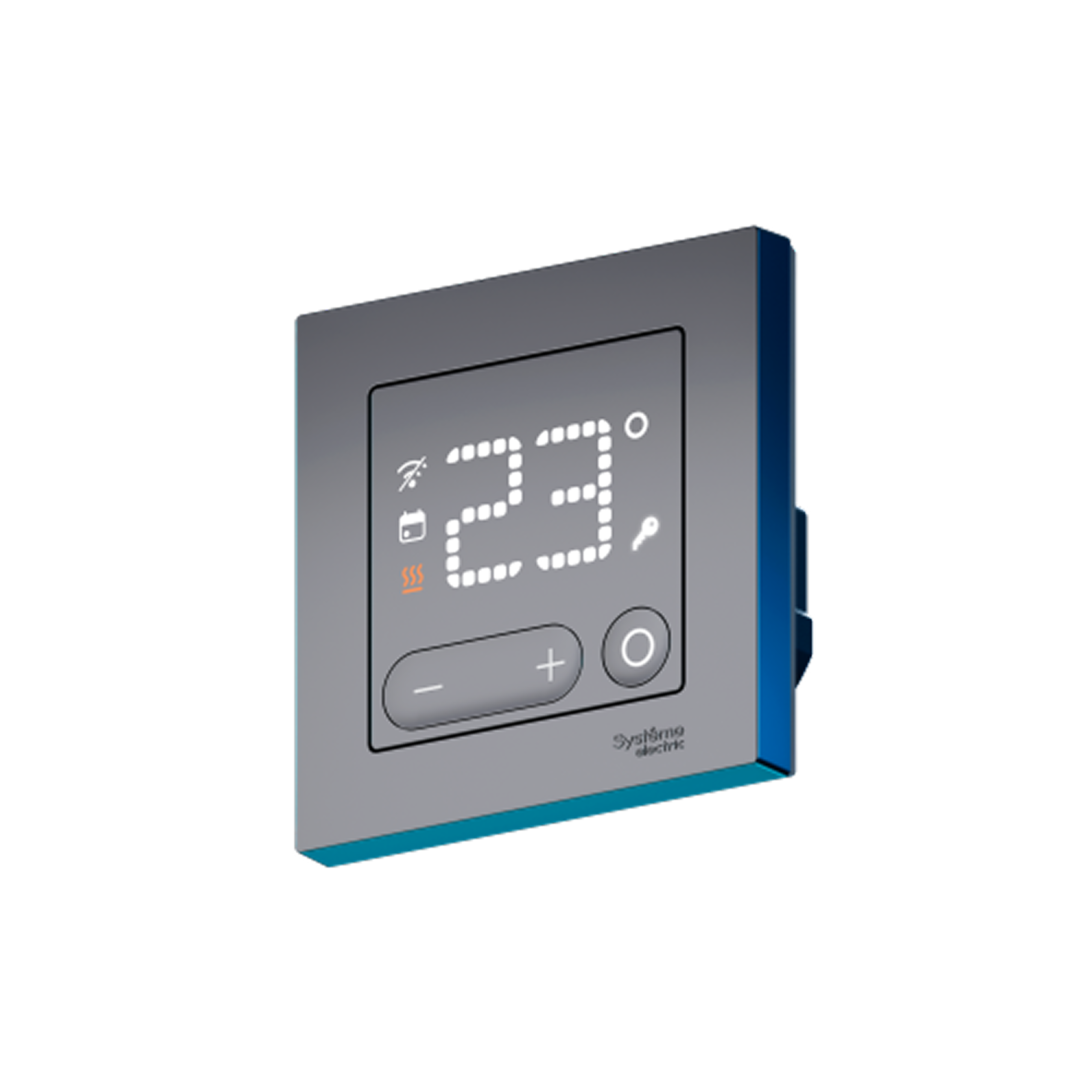 ATLASDESIGN SMART Термостат программируемый для   электрического теплого пола, Zigbee, 16 А, мех.,  ЧЕРНЫЙ Systeme Electric ATN001038Z