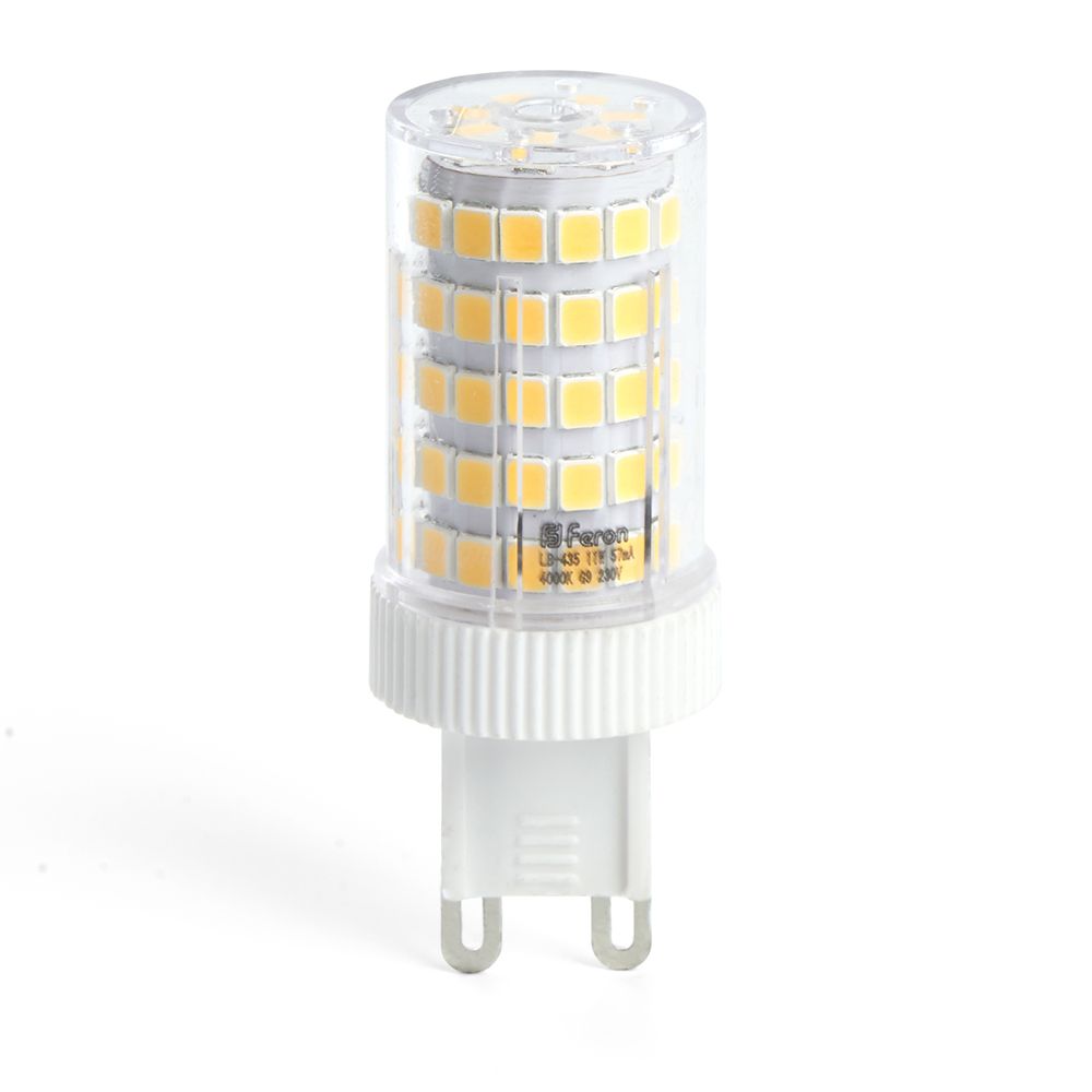 Лампа светодиодная LED 11вт 230в G9 белый капсульная FERON LB-435 38150
