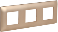 SKANDY Рамка 3-местная SK-F03Sa песочный IEK SK-M32-K98