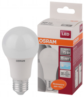 Лампа светодиодная LED 8.5Вт E27 CLA75 FR 4000K,матовая OSRAM LEDVANCE 5086647 4058075086647