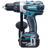Дрель-шуруповерт аккумуляторная 18В, 13мм, 91Нм, кейс (2х3Ач) Makita DDF458RFE