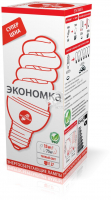 Лампа энергосберегающая КЛЛ 15/827 E27 D48х118 спираль ЭКОНОМКА Экономка LKsmSPC15wE2727eco_1