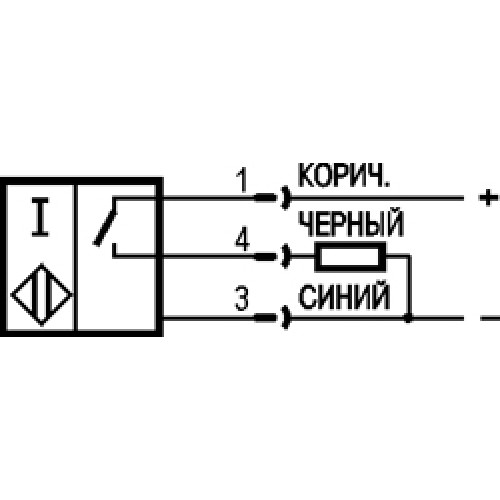 Индуктивный бесконтактный выключатель ISN EC4A-31P-12-LZS4 ТЕКО 00-00025585