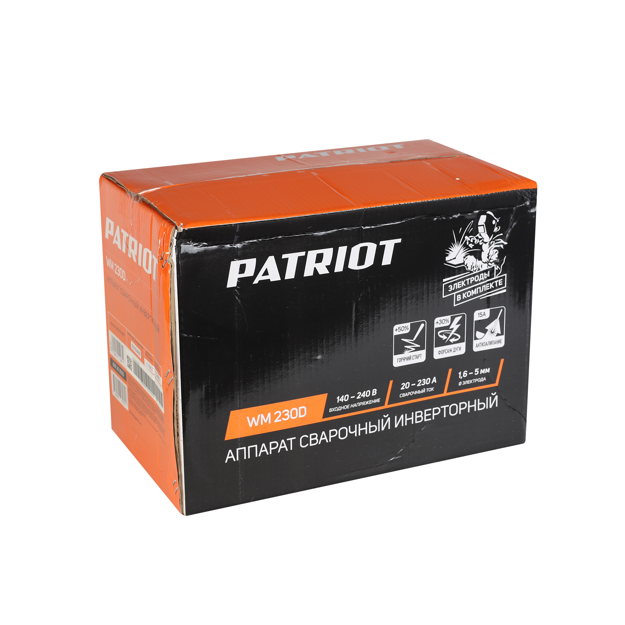 Инвертор сварочный WM230D MMA Patriot 605302023