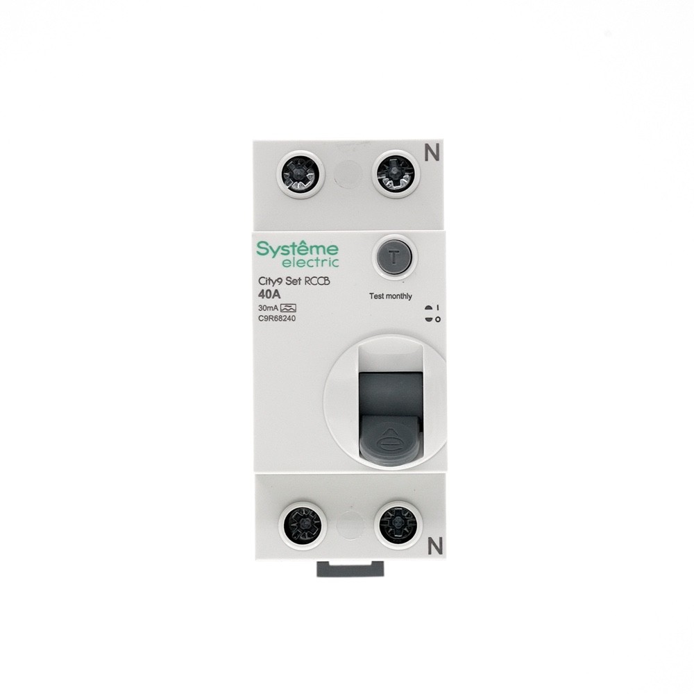 Выключатель дифференциального тока (ВДТ) 40А 2P 30мА Тип-A 230В City9 Set Systeme Electric C9R68240