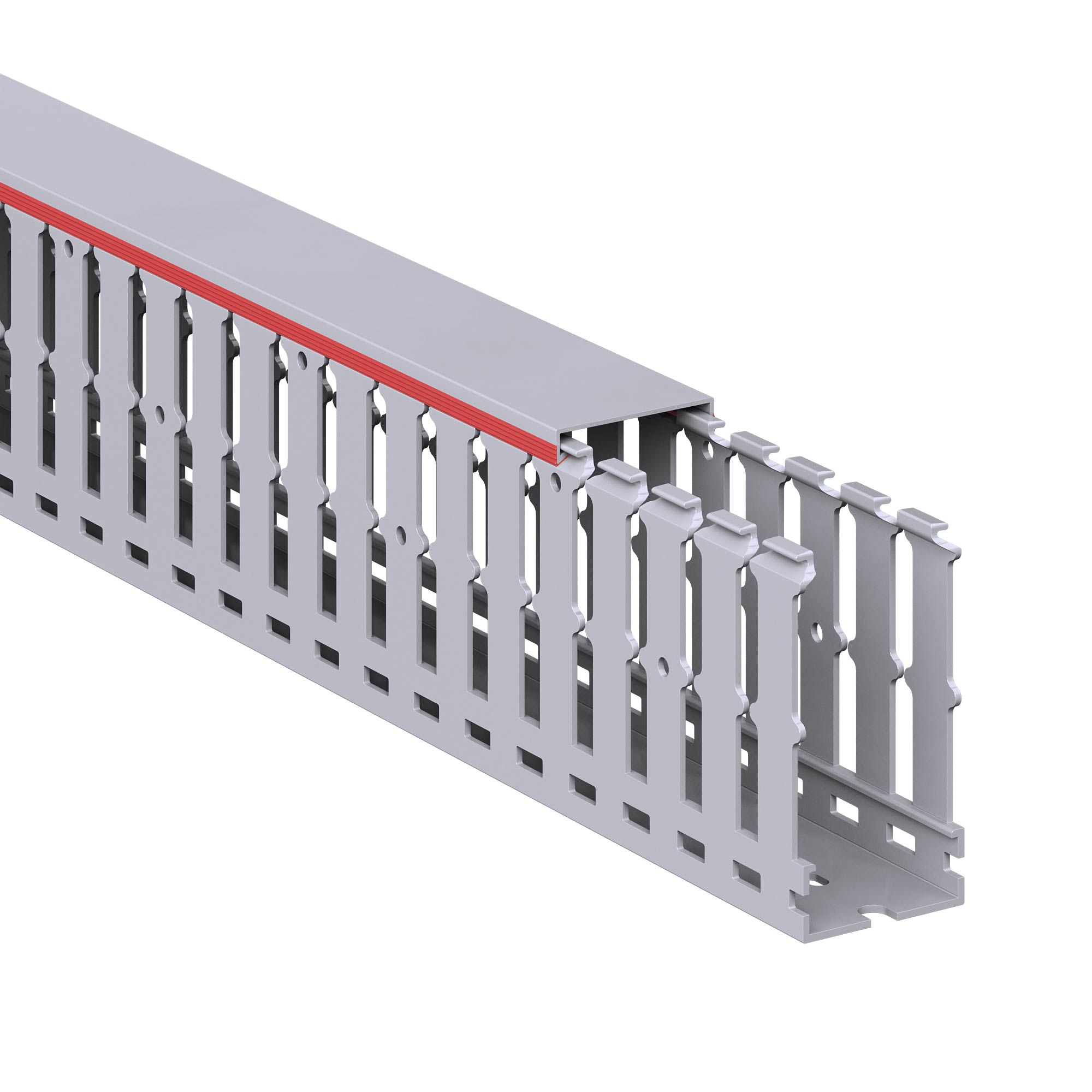 Короб перфорированный RL12 40x80 серый QUADRO DKC 00149RL