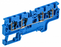 ARMAFIX Клемма пружинная CX4-3 BU 4мм2 трехконтактная синяя IEK AF-CT40-00-3-K07-004