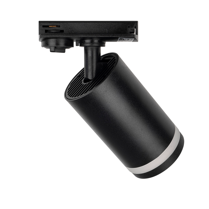 Светильник светодиодный трековый на шинопровод ДПО GX10  PTR 38 GU10 BL 230V IP20 без лампы черный корпус JazzWay 5052277
