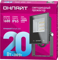 Прожектор светодиодный ДО-20w 6000К 1600Лм IP65 ОНЛАЙТ 61949 21751