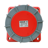 Розетка фланцевая наклонная 445-125А-6h-380AC-3P+PE+N-IP67 КЭАЗ 332745