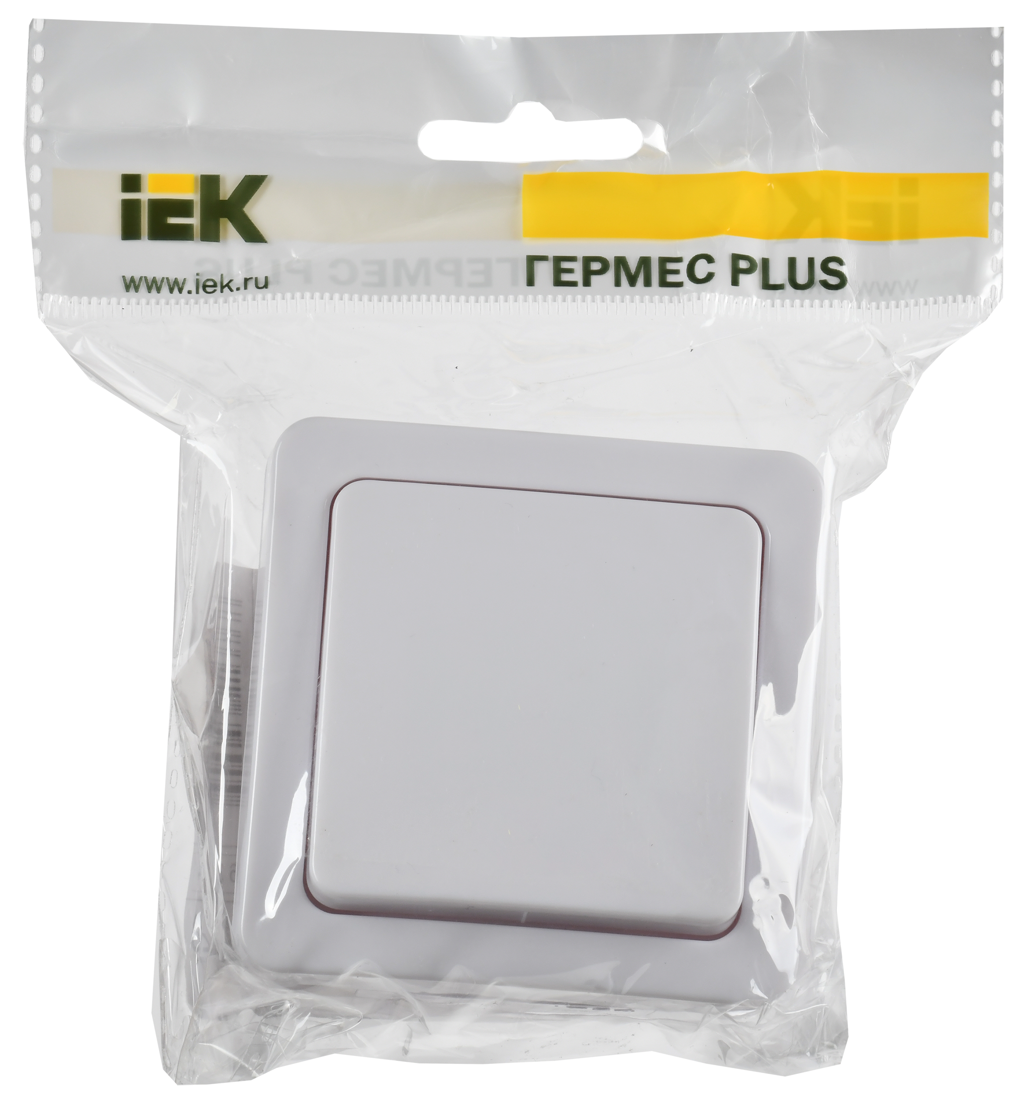 Гермес PLUS Розетка с заземлением наружная с крышкой IP54 IEK ERMP12-K01-16-54-EC