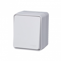 AtlasDesign Profi54 переключатель одноклавишный IP54 10 АХ, БЕЛЫЙ, Россия Systeme Electric ATN540161