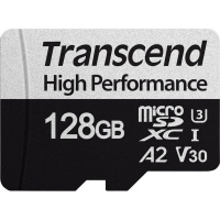 Карта памяти 128GB MicroSD 340S UHS I, SDXC, V30, U3, 160 МБ/с, Class 10 Transcend TS128GUSD340S 1000679212