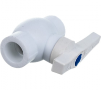 Кран шаровой 20 мм полипропиленовый PPR белый Valfex 10144020