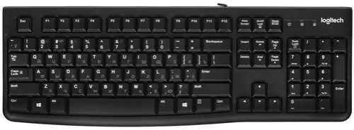 Комплект клавиатура + мышь MK120 Desktop, черный Logitech 920-002589