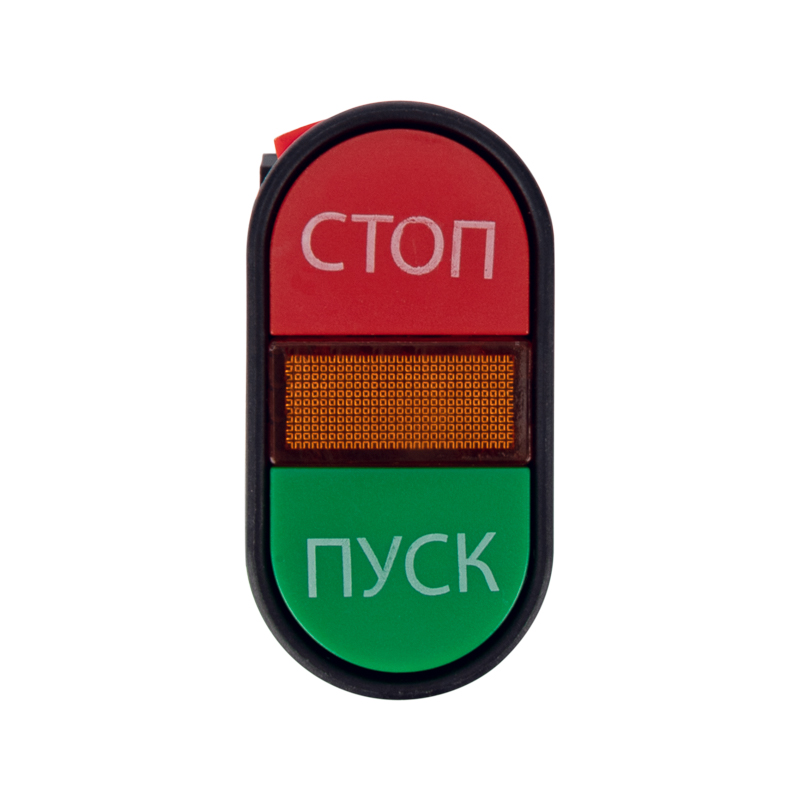 Кнопка APBB-22 ''Пуск-Стоп'' овальная 230 В NO+NC REXANT 36-5540
