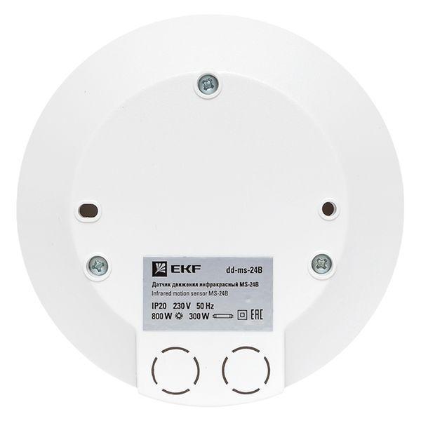 ИК датчик движения потолочный 800Вт 360гр. до 6м IP20 MS-24B EKF dd-ms-24B