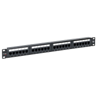 Патч-панель TERACOM PRO 19'' Cat.5E 1U неэкранированная UTP 24 порта RJ-45 Dual IDC EKF TRP-PPNL-5EUTP-1U24