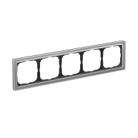 ARTGALLERY PURE 5-постовая РАМКА, ОРГАНИЧЕСКОЕ СТЕКЛО АЛЮМИНИЙ Systeme Electric GAL320305