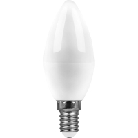 Лампа светодиодная LED 11вт E14 дневной матовая свеча SAFFIT SBC3711 55171