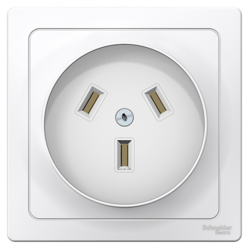 BLANCA скрытой установки розетка силовая 2р+n, 32а, 250в, белый Systeme Electric BLNSR003231
