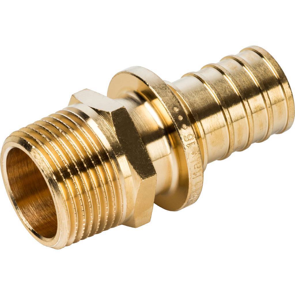 Переходник 25х3/4'НР с наружной резьбой, аксиальный, латунь STOUT SFA-0001-002534 RG008P0U5JA531