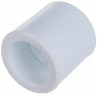 Муфта 50 полипропиленовая PPR белая PRO AQUA PA12016P